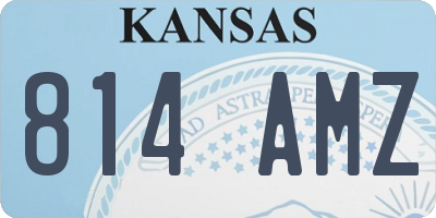 KS license plate 814AMZ
