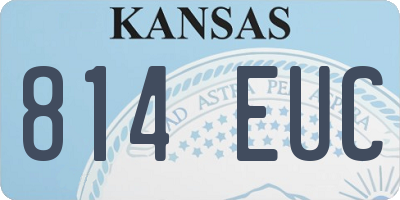 KS license plate 814EUC