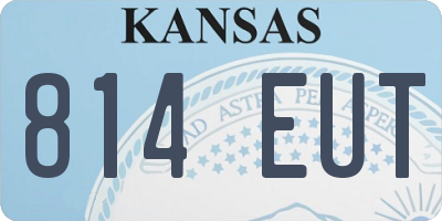 KS license plate 814EUT