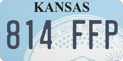 KS license plate 814FFP