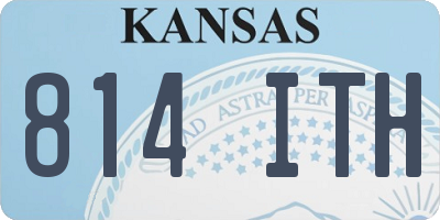KS license plate 814ITH