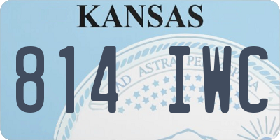 KS license plate 814IWC