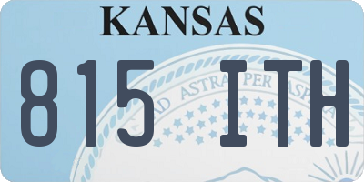 KS license plate 815ITH