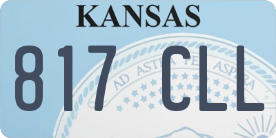 KS license plate 817CLL