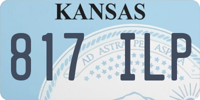 KS license plate 817ILP