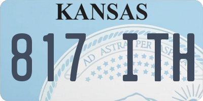 KS license plate 817ITH