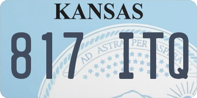 KS license plate 817ITQ