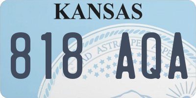 KS license plate 818AQA