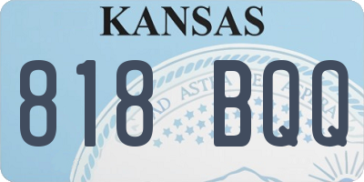 KS license plate 818BQQ