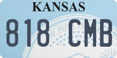 KS license plate 818CMB