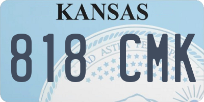 KS license plate 818CMK