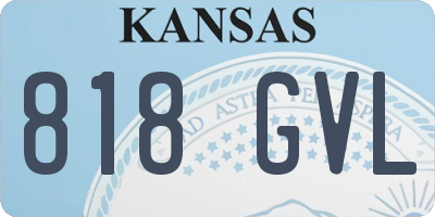 KS license plate 818GVL