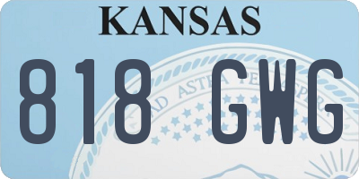KS license plate 818GWG