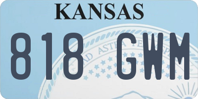 KS license plate 818GWM