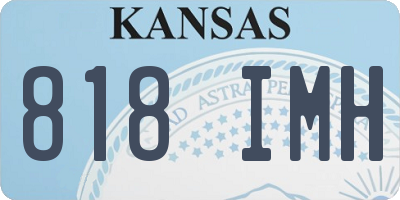KS license plate 818IMH