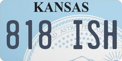 KS license plate 818ISH