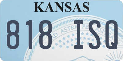 KS license plate 818ISQ