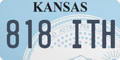 KS license plate 818ITH