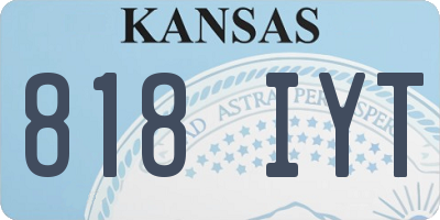 KS license plate 818IYT