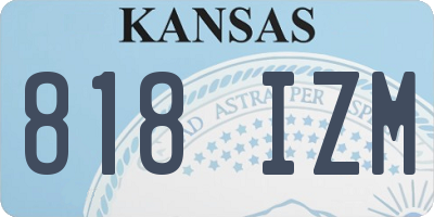 KS license plate 818IZM
