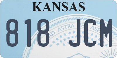 KS license plate 818JCM