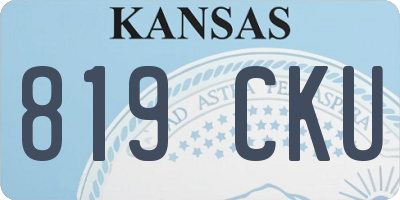 KS license plate 819CKU
