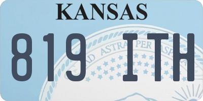 KS license plate 819ITH