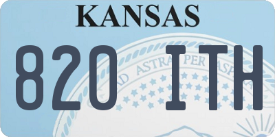KS license plate 820ITH
