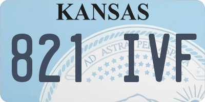 KS license plate 821IVF