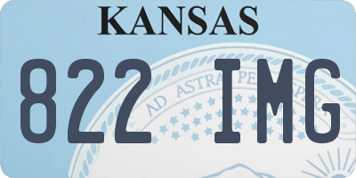 KS license plate 822IMG