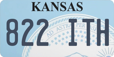KS license plate 822ITH
