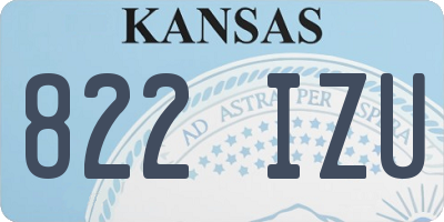 KS license plate 822IZU