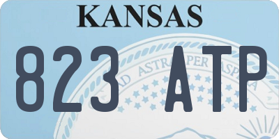 KS license plate 823ATP