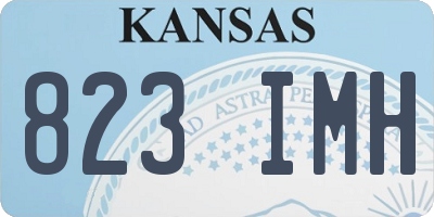 KS license plate 823IMH