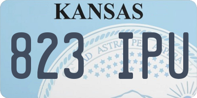 KS license plate 823IPU