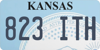 KS license plate 823ITH