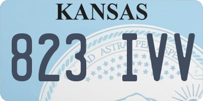 KS license plate 823IVV
