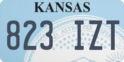 KS license plate 823IZT