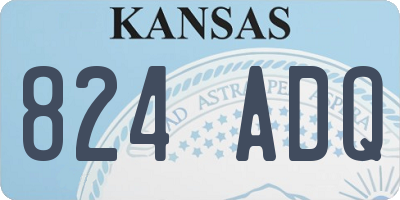 KS license plate 824ADQ