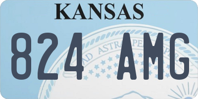 KS license plate 824AMG