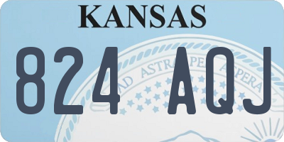 KS license plate 824AQJ