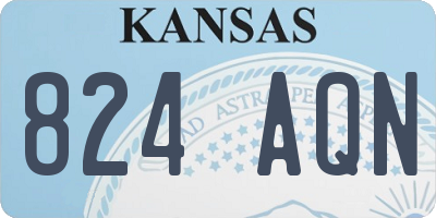 KS license plate 824AQN