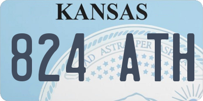 KS license plate 824ATH