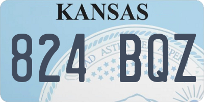 KS license plate 824BQZ
