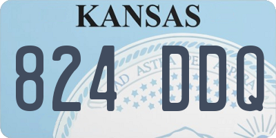 KS license plate 824DDQ
