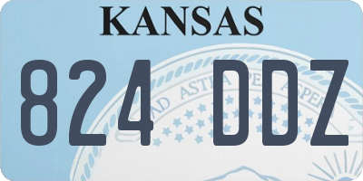 KS license plate 824DDZ