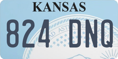 KS license plate 824DNQ