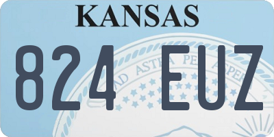 KS license plate 824EUZ