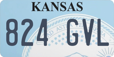 KS license plate 824GVL