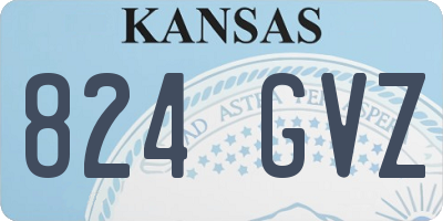 KS license plate 824GVZ